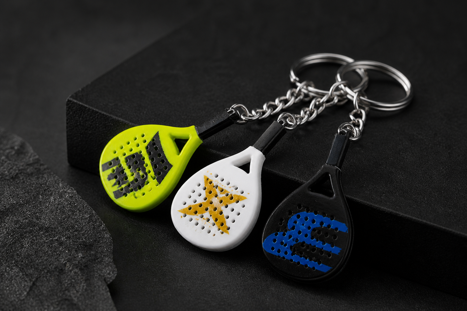 Brelocuri keychains racheta padel, printate 3D